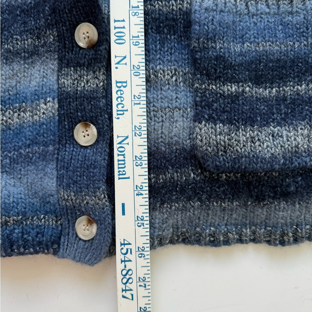 Roller Rabbit Blue Gradient Knit Cardigan - Picture 7 of 8